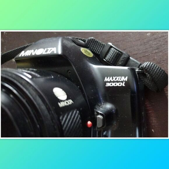 Minolta Maxxum 3000i 35mm Film Camera with. AF 50mm 1:1.7 Lens.With Manuals. Inc - Picture 4 of 6